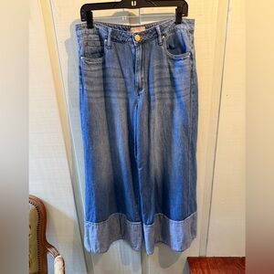 Kut from the Kloth Light and Dark Blue Flare Jeans